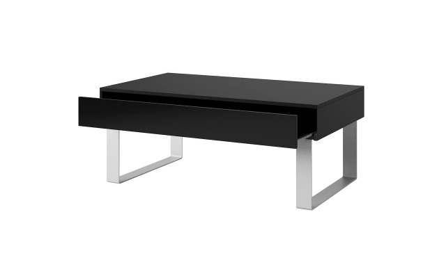 Konferenčný stôl Celeste 110cm, čierny lesk