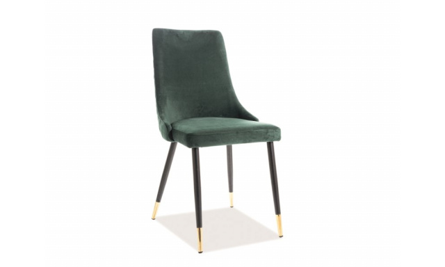 Jedálenská stolička Praxis, zelená