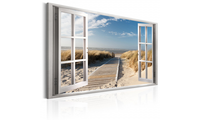 Obraz - Window: View of the Beach