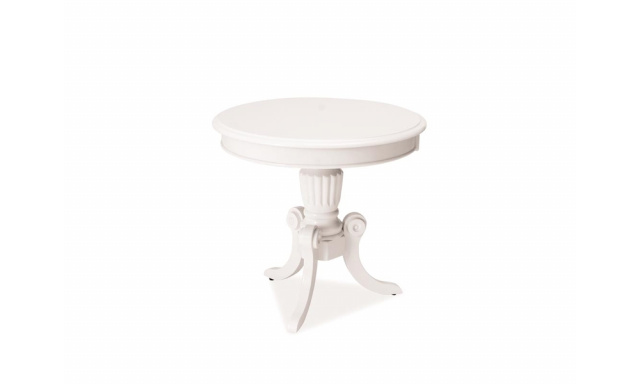 Štýlový konferenčný stôl Sego370, biely, 60cm
