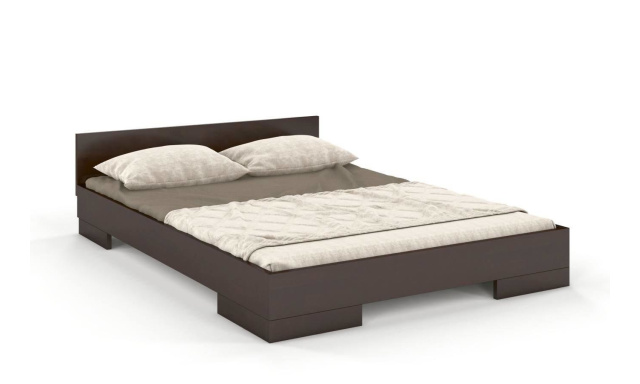 Luxusná posteľ Scando z bukových hranolov, 180x200cm, prírodná