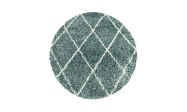 Kusový koberec Alvor Shaggy 3401 blue kruh