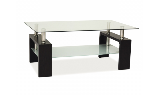 Sklenený konferenčný stôl Sego354, 100x60cm