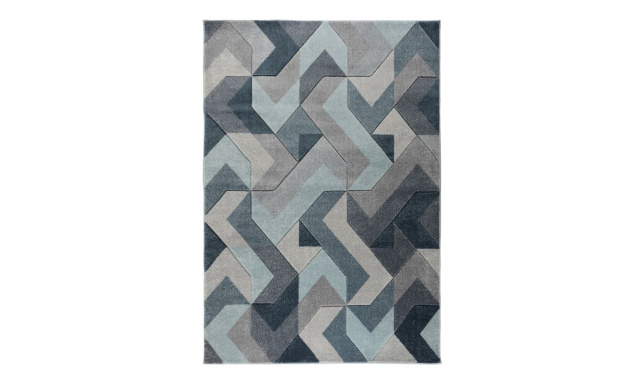 Kusový koberec Hand Carved Aurora Denim Blue