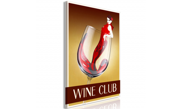 Obraz - Wine Club (1 Part) Vertical