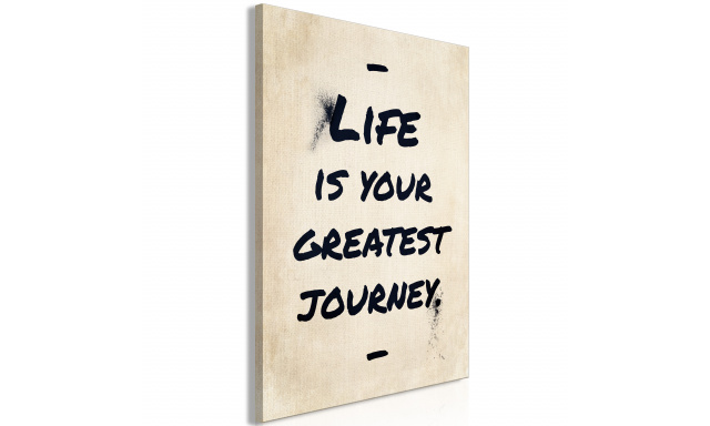 Obraz - Life is Your Greates Journey (1 Part) Vertical