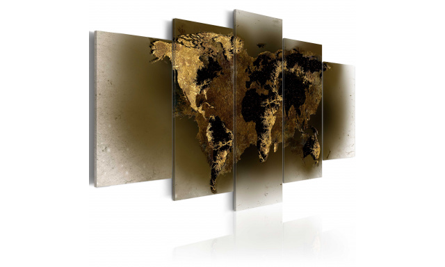 Obraz - Brass continents