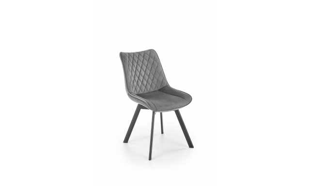 Čalouněná jedálenská stolička Hema2050, sivá