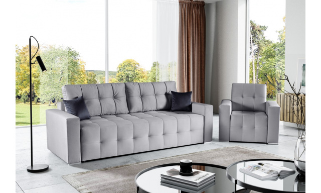 Moderní pohovka Big Sofa, sivá Element