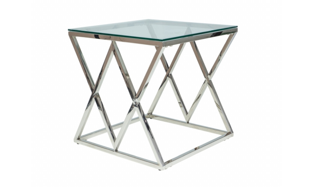 Sklenený konferenčný stôl Sego403, 55x55cm