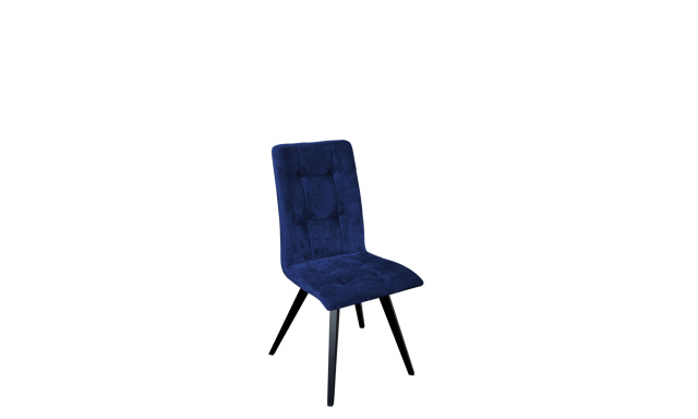 Dizajnová jedálenská stolička Karla, modrá