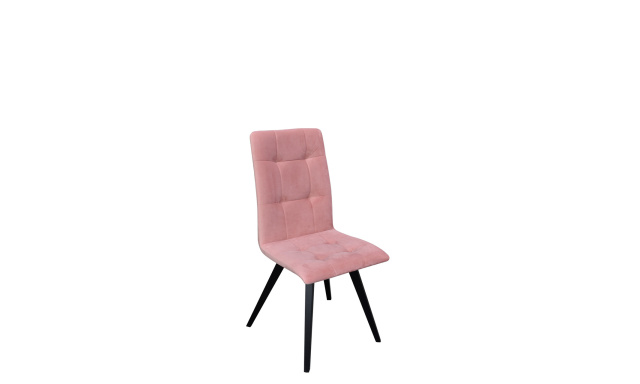 Dizajnová jedálenská stolička Karla, ružová