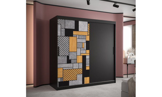 Šatníková skriňa Tetris, 180cm