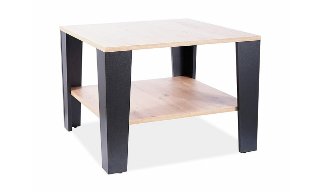 Moderný konferenčný stôl Sego379, dub wotan, 67x67cm
