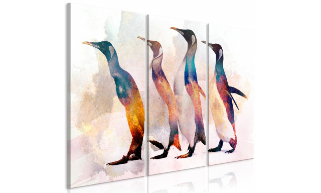 Obraz - Penguin Wandering (3 Parts)