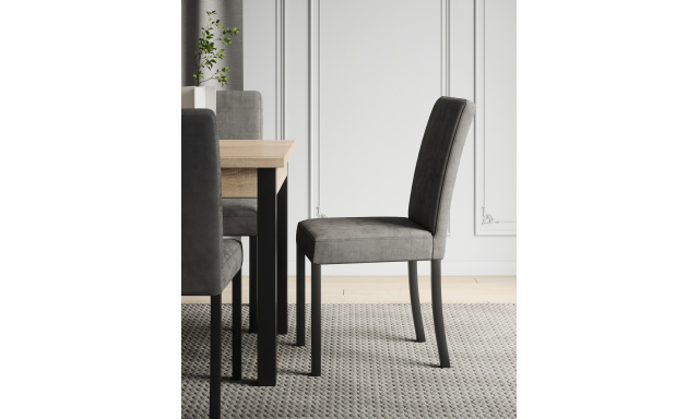 Čalouněná jídelní židle Ramos181, tmavě šedá