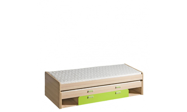 Detská posteľ Loreto L16 jaseň/zelená