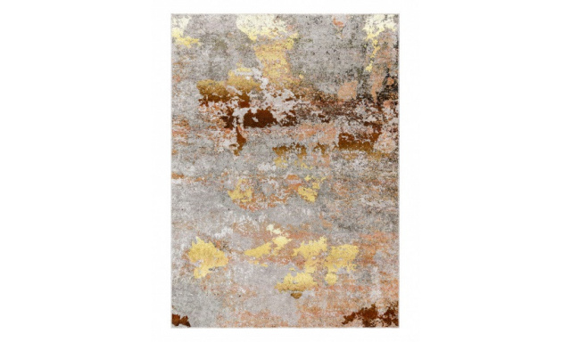 Kusový koberec Miro 51463.802 Abstraction grey / gold