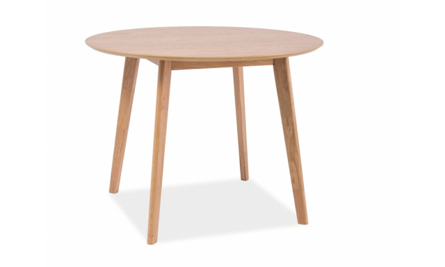 Okrúhly jedálenský stôl Sego182, dub, 90cm