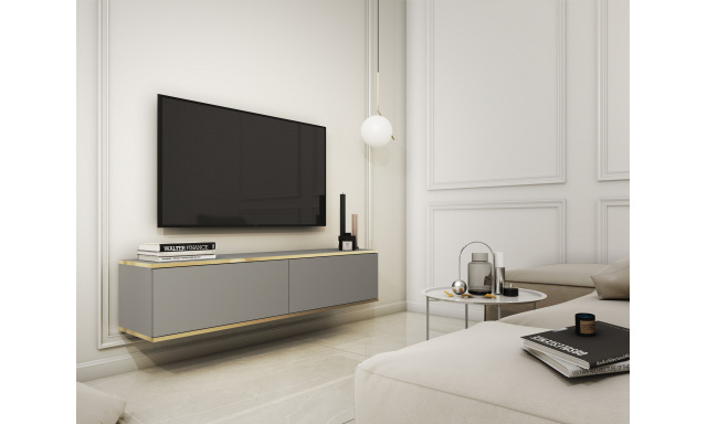 TV stolík Olek 135 cm, šedý