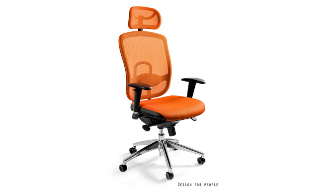 Kvalitní kancelářská židle Unity175, oranžová
