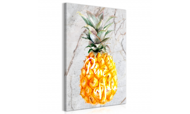Obraz - Pineapple and Marble (1 Part) Vertical