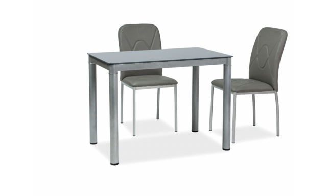Lacný jedálenský stôl Sego160, šedý, 100x60cm