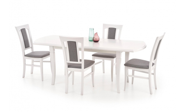 Elegantný jedálenský stôl Hema1920, biely