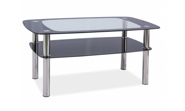 Sklenený konferenčný stôl Sego380, 100x60cm