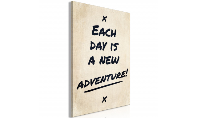 Obraz - Each Day is a New Adventure! (1 Part) Vertical