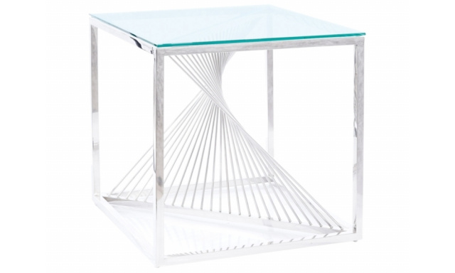 Sklenený konferenčný stôl Sego331, 55x55cm