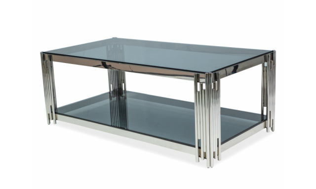 Sklenený konferenčný stôl Sego334, 120x60cm