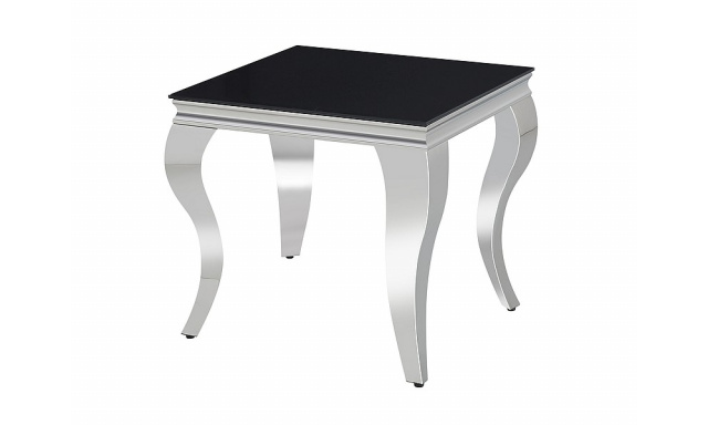 Moderný konferenčný stôl Sego405, čierny, 55x55cm