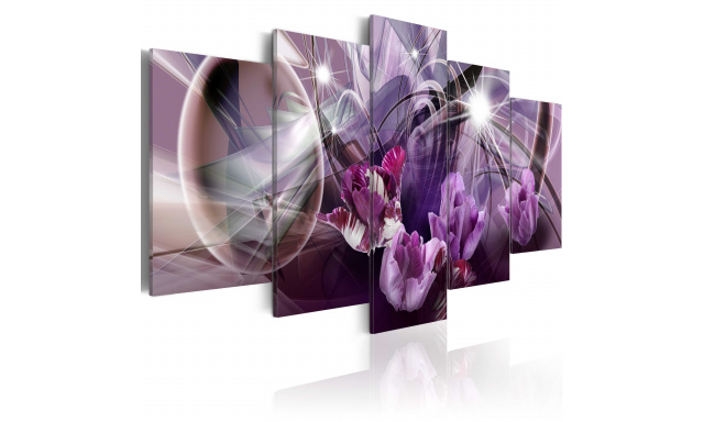 Obraz - Purple of tulips