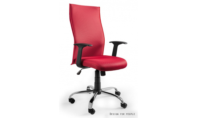 Kvalitní kancelářskí židle Unity116, červená